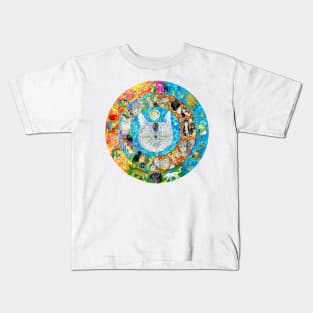 The CAT mandala Kids T-Shirt